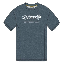 St. Croix Rods APPAREL Heather Performance Tee