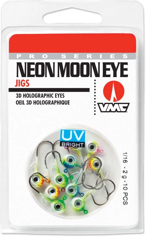 VMC Jigs Neon Moon Eye Jig Kit UV 1/16 3 VMC Jigs Neon Moon Eye Jig Kit UV 1/16